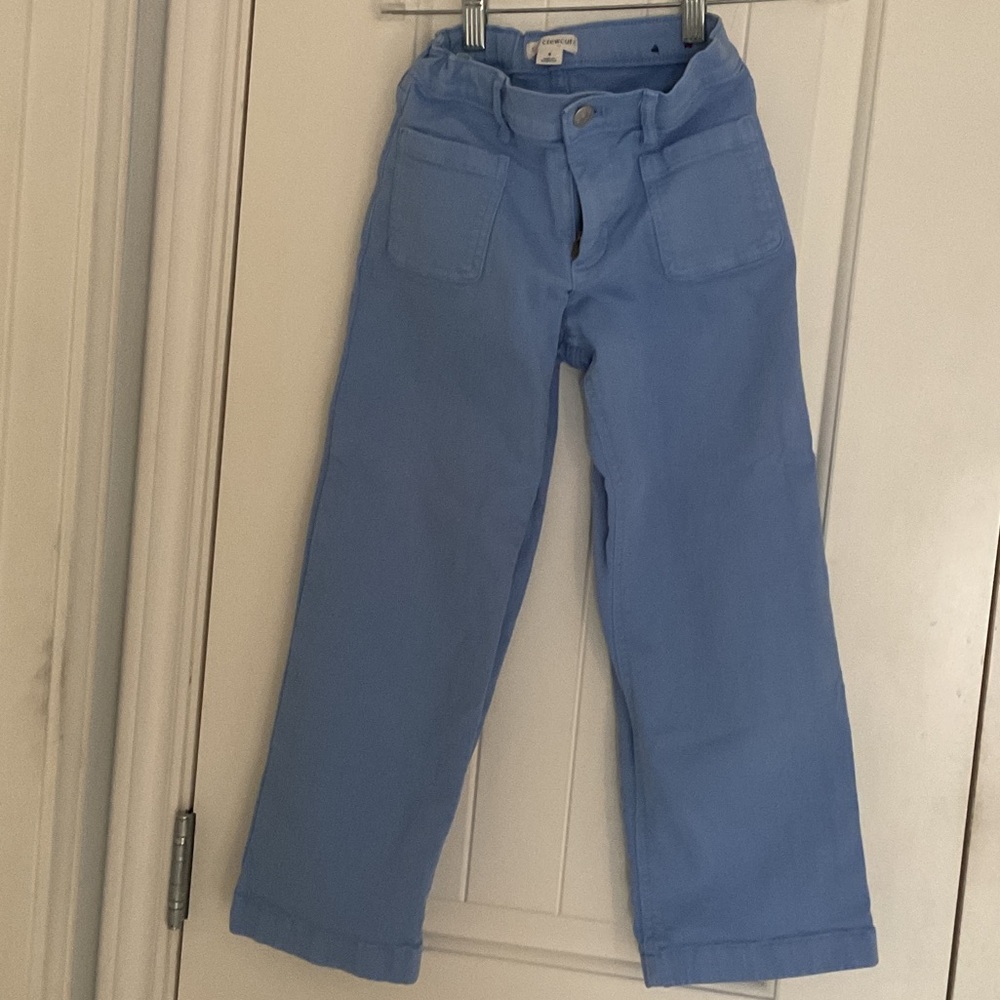 Crewcuts Light Blue Straight-Leg Jeans with Patch Pockets